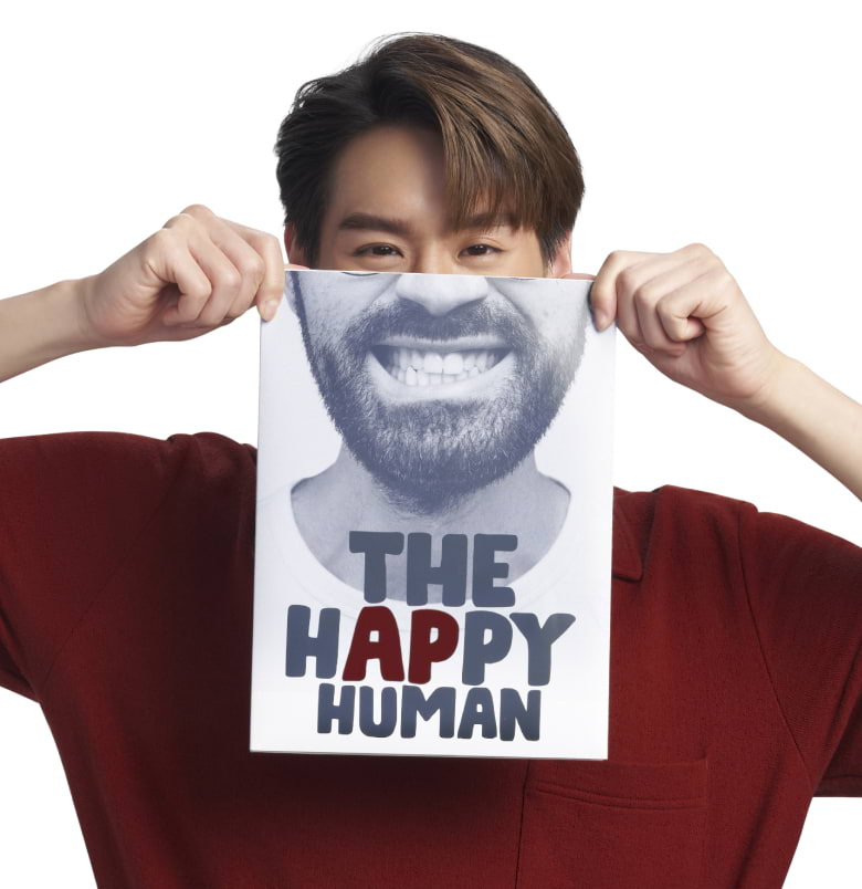 Happy human
